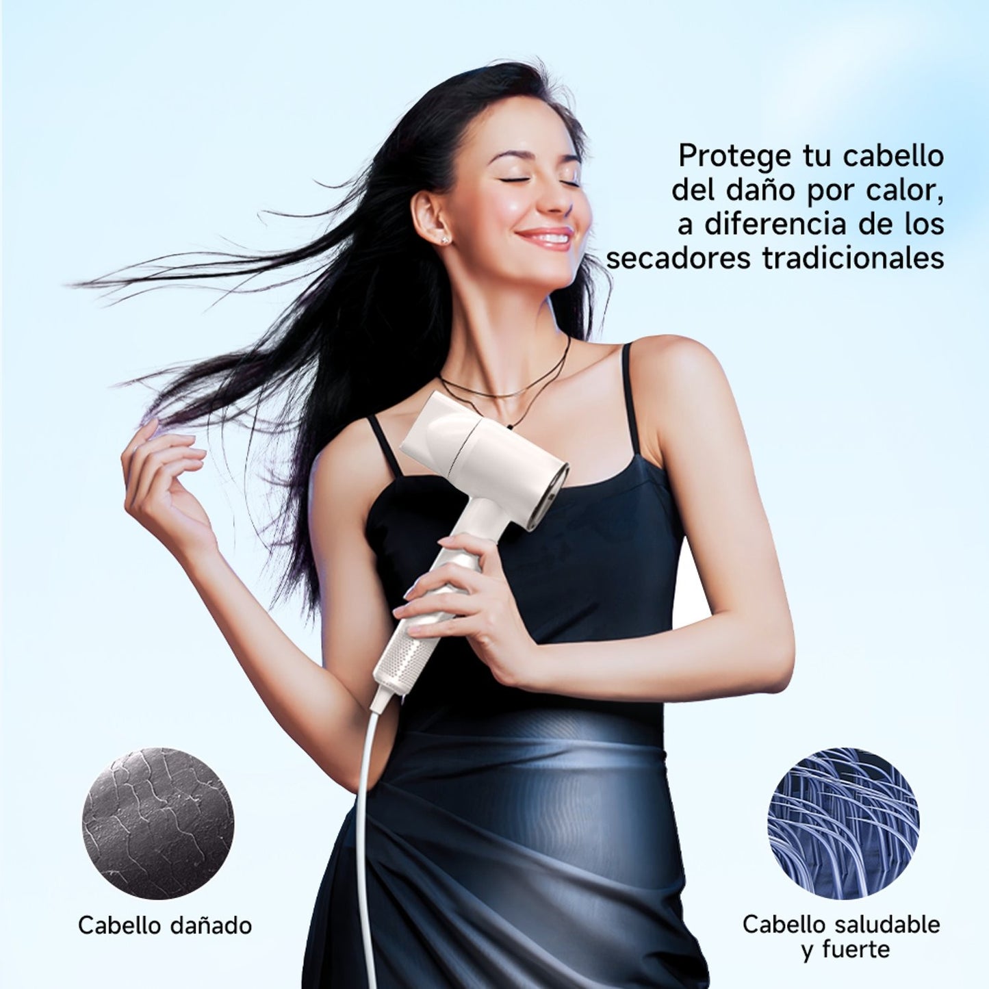 Secadora Supersónica de Cabello Bomidi HD04