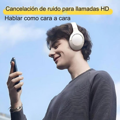 Audífonos QCY H3 Lite Bluetooth con Cancelación Activa de Ruido, 60 Horas de Batería