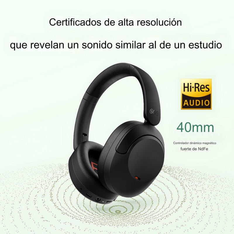 Audífonos Qcy H4 ANC Inalámbricos con Cancelación De Ruido 80 Horas De Batería