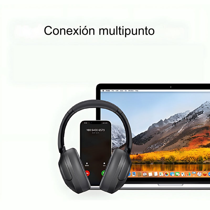 Audífonos Qcy H4 ANC Inalámbricos con Cancelación De Ruido 80 Horas De Batería