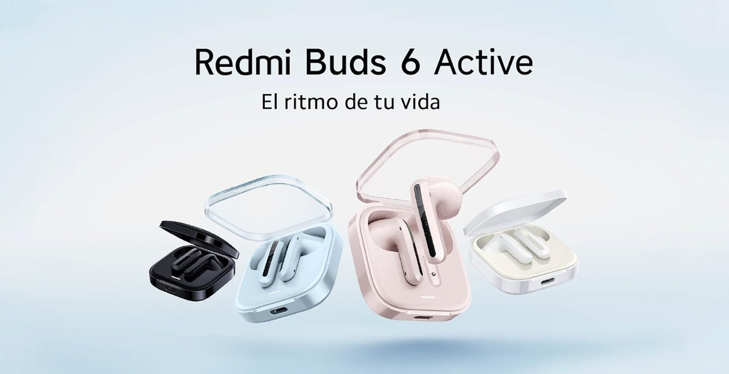 Audífonos Xiaomi Redmi Buds 6 Active Bluetooth 30 Horas