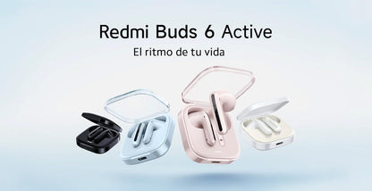 Audífonos Xiaomi Redmi Buds 6 Active Bluetooth 30 Horas