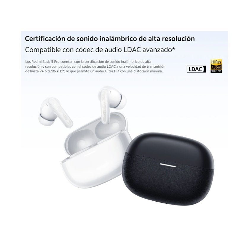 Audifonos Xiaomi Redmi Buds 5 Pro Bluetooth con Cancelacion de Ruido