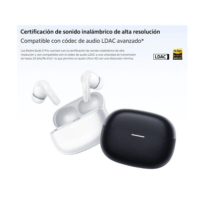 Audifonos Xiaomi Redmi Buds 5 Pro Bluetooth con Cancelacion de Ruido