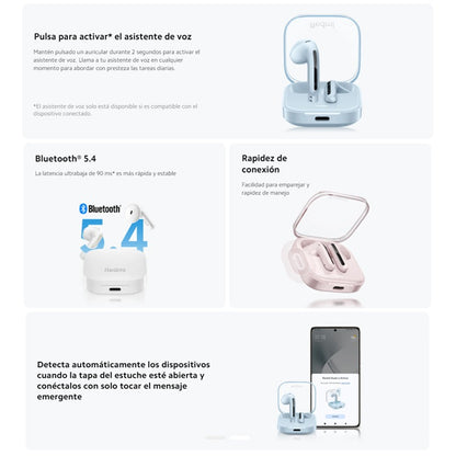 Audífonos Xiaomi Redmi Buds 6 Active Bluetooth 30 Horas