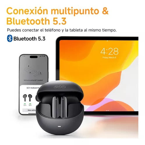 Audífonos Inalámbricos QCY HT10 Ailybuds Pro+ con Cancelación de Ruido IPX5