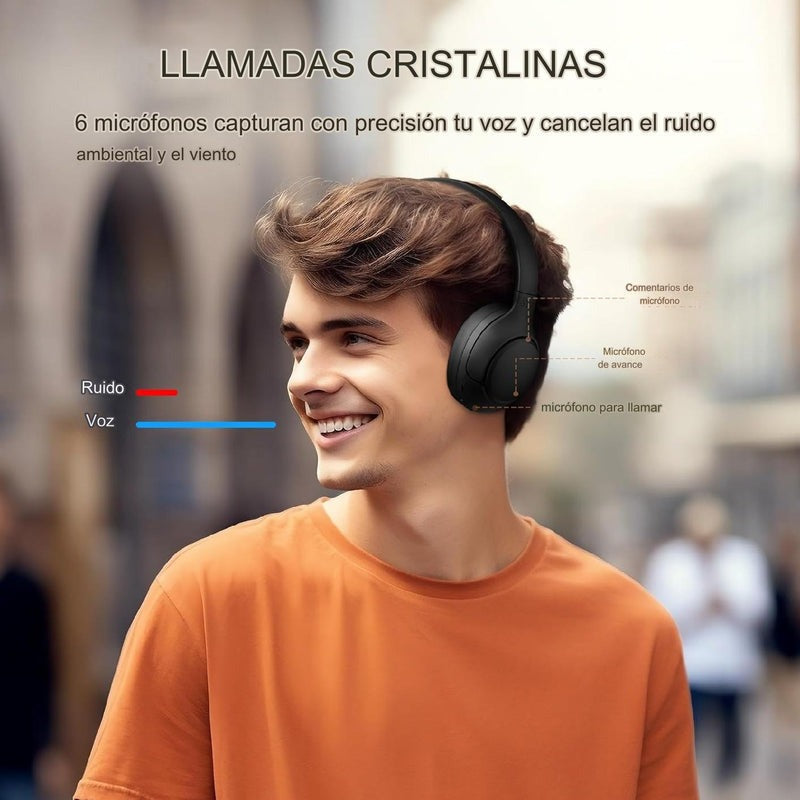 Audífonos QCY H3 ANC Inalámbricos con Cancelación Activa De Ruido 70 Horas De Reproducción