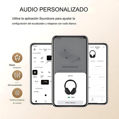 Audífonos QCY H3 ANC Inalámbricos con Cancelación Activa De Ruido 70 Horas De Reproducción