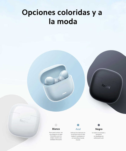 Audífonos Xiaomi Redmi buds 6 Lite Bluetooth 36 Horas