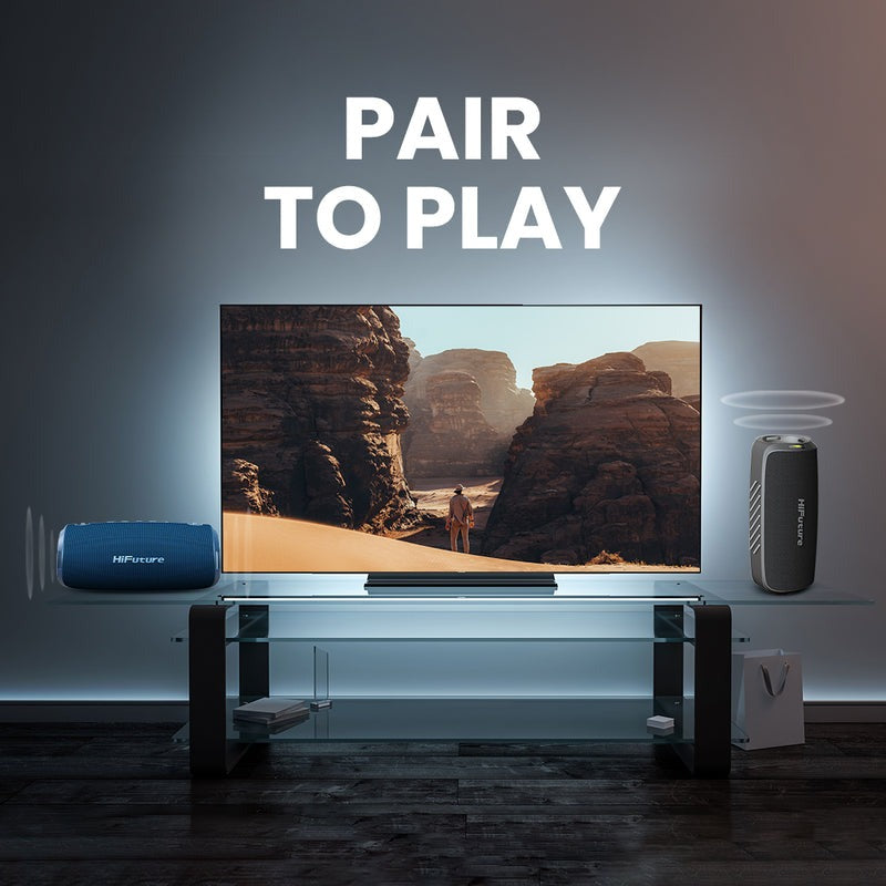 Parlante HiFuture GRAVITY Bluetooth IPX7, Hasta 8 Horas con luces Led RGB