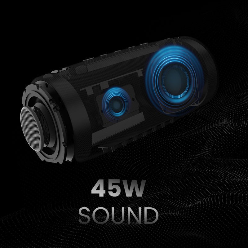 Parlante HiFuture GRAVITY Bluetooth IPX7, Hasta 8 Horas con luces Led RGB