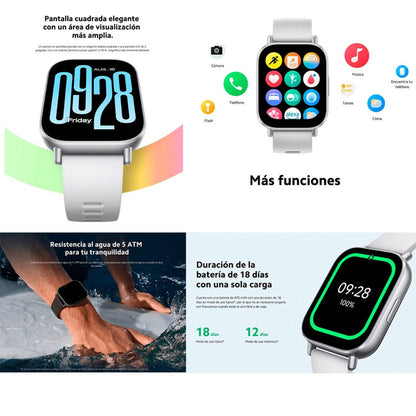 Xiaomi Redmi Watch 5 Active Resistente Al Agua, Llamadas, Altavoz, Micrófono