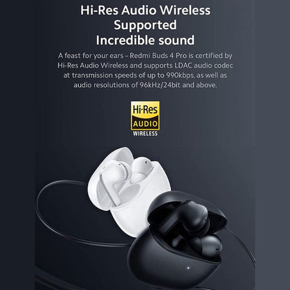 Audifonos Xiaomi Redmi Buds 4 Pro con Cancelación de Ruido