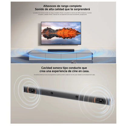 Barra de Sonido Xiaomi Soundbar 30w Bluetooth 5.3 Negro