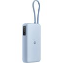 Power Bank Xiaomi 10000mAh 67w Cable Integrado Azul Claro