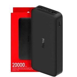 Power Bank 20000mAh Redmi 18W Negro Carga Rápida Caja Roja