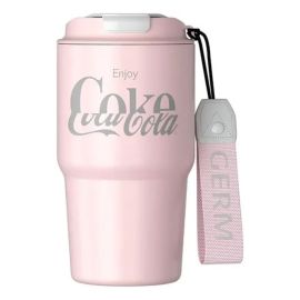 Vaso Mug Termico Coca Cola X Germ 590ml Rosa Coral