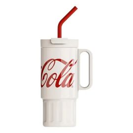 Vaso Térmico Premium Coca Cola X Germ 1200ml Blanco